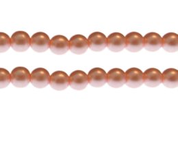 (image for) 10mm Rose Pink Glass Pearl Bead, approx. 22 beads