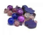 Approx. 1.5 - 2oz. Orchid Bead Mix Approx. 1.5 - 2oz. Orchid Bead Mix