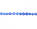 6mm Blue Bi-cone Fire Polish Glass Bead, 2 x 12" strings 6mm Blue Bi-cone Fire Polish Glass Bead, 2 x 12" strings