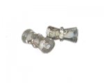 26 x 14mm White Column Handmade Lampwork Glass Beads, 2 beads 26 x 14mm White Column Handmade Lampwork Glass Beads, 2 beads