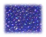 6/0 Dark Blue Rainbow Luster Glass Seed Beads, 1 oz. bag 6/0 Dark Blue Rainbow Luster Glass Seed Beads, 1 oz. bag