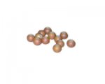 6mm Peach Eclipse Galaxy Opaque Glass Bead, approx. 51-57 beads 6mm Peach Eclipse Galaxy Opaque Glass Bead, approx. 51-57 beads