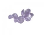 22 x 16mm Lilac Twirl Foil Lampwork Bead, 5 beads 22 x 16mm Lilac Twirl Foil Lampwork Bead, 5 beads
