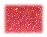 11/0 Strawberry Red Rainbow Luster Glass Seed Beads, 1 oz. bag 11/0 Strawberry Red Rainbow Luster Glass Seed Beads, 1 oz. bag
