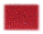 11/0 Red Transparent Glass Seed Beads, 1 oz. bag 11/0 Red Transparent Glass Seed Beads, 1 oz. bag