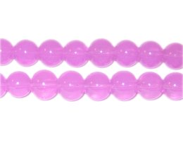 (image for) 8mm Violet Jade-Style Glass Bead, approx. 55 beads