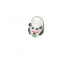 14 x 12mm Black/White Panda Lampwork Glass Bead, large hole 14 x 12mm Black/White Panda Lampwork Glass Bead, large hole