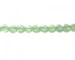 8mm Light Green Faceted Glass Bead, 13" string 8mm Light Green Faceted Glass Bead, 13" string