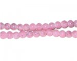 6mm Rhodonite-Style Glass Bead, approx. 72 beads 6mm Rhodonite-Style Glass Bead, approx. 72 beads