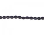 8 x 6mm Purple Faceted Glass Drop Bead, 13" string 8 x 6mm Purple Faceted Glass Drop Bead, 13" string