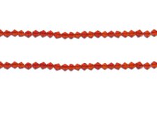 (image for) 4mm Red Bicone Glass Bead, 2 x 12" strings