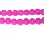 10mm Hot Pink Gemstone-Style Glass Beads, approx. 21 beads 10mm Hot Pink Gemstone-Style Glass Beads, approx. 21 beads