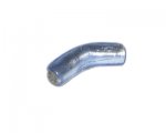 38 x 10mm Soft Blue Foil Curved Tube Handmade Lampwork Bead 38 x 10mm Soft Blue Foil Curved Tube Handmade Lampwork Bead
