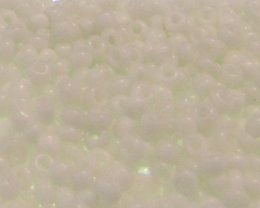 (image for) 11/0 Bright White Opaque Glass Seed Bead, 1oz. Bag