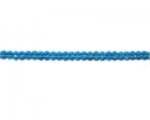 6 x 4mm Turquoise Faceted Glass Rondelle Bead, 12" string 6 x 4mm Turquoise Faceted Glass Rondelle Bead, 12" string