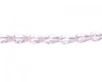 10 x 8mm Pink Faceted Drop Glass Bead, 13" string 10 x 8mm Pink Faceted Drop Glass Bead, 13" string