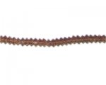 6x4mm Brown Faceted Glass Disc Bead, 13" string 6x4mm Brown Faceted Glass Disc Bead, 13" string