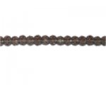 8 x 6mm Silver Rondelle Faceted Bead, 13" string 8 x 6mm Silver Rondelle Faceted Bead, 13" string