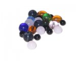 Approx. 1.5oz. Round Pressed Glass Bead Mix Approx. 1.5oz. Round Pressed Glass Bead Mix