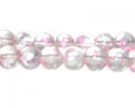 12mm Carnation Crackle Spray Bead. No Returns! 12mm Carnation Crackle Spray Bead. No Returns!