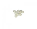 6mm Cream Druzy-Style Electroplated Glass Bead, approx. 50 beads 6mm Cream Druzy-Style Electroplated Glass Bead, approx. 50 beads
