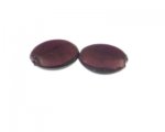 26mm Purple Foil Lampwork Glass Bead, 2 beads 26mm Purple Foil Lampwork Glass Bead, 2 beads