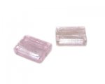20 x 14mm Pink Foil Rectangle Handmade Lampwork Bead, 5 beads 20 x 14mm Pink Foil Rectangle Handmade Lampwork Bead, 5 beads