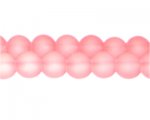 12mm Peachy Pink Sea/Beach-Style Glass Bead, approx. 18 beads 12mm Peachy Pink Sea/Beach-Style Glass Bead, approx. 18 beads