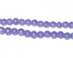 6mm Purple Pearlised Glass Bead, approx. 74 beads 6mm Purple Pearlised Glass Bead, approx. 74 beads