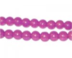 8mm Violet Pearlised Glass Bead, approx. 53 beads 8mm Violet Pearlised Glass Bead, approx. 53 beads