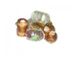 Approx. 1oz. Brown/Crystal Lampwork Bead Mix6 Approx. 1oz. Brown/Crystal Lampwork Bead Mix6