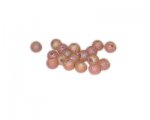 6mm Peach Druzy-Style Electroplated Glass Bead, approx. 74-85 be 6mm Peach Druzy-Style Electroplated Glass Bead, approx. 74-85 be