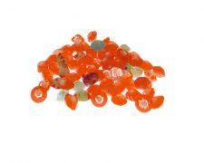 (image for) Approx. 1oz. x 6mm Orange Millefiori Glass Beads