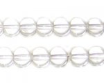 8mm Crystal Round Pressed Glass Bead 8mm Crystal Round Pressed Glass Bead