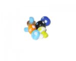 12 x 10mm Random Mushroom Lampwork Glass Bead, 6 beads 12 x 10mm Random Mushroom Lampwork Glass Bead, 6 beads