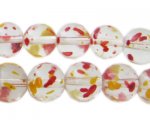 12mm Autumn Leaves Season Glass Beads, approx. 18 beads 12mm Autumn Leaves Season Glass Beads, approx. 18 beads