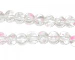 8mm Rose Water Season Glass Beads, approx. 52 beads 8mm Rose Water Season Glass Beads, approx. 52 beads