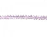 8 x 4mm Pink Faceted Disc Glass Bead, 13" string 8 x 4mm Pink Faceted Disc Glass Bead, 13" string