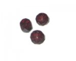 14 x 10mm Purple Faceted Rondelle Glass Bead, 4 beads 14 x 10mm Purple Faceted Rondelle Glass Bead, 4 beads