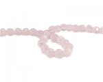8mm Pink Semi-Opaque Faceted Glass Bead, 16" string 8mm Pink Semi-Opaque Faceted Glass Bead, 16" string
