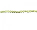 6mm Gold Flat Round Pressed Glass Bead, 13" string 6mm Gold Flat Round Pressed Glass Bead, 13" string