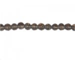 8mm Silver Faceted Round Glass Bead, 12" string 8mm Silver Faceted Round Glass Bead, 12" string