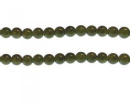 (image for) 8mm Khaki Duo-Style Glass Bead, approx. 38 beads