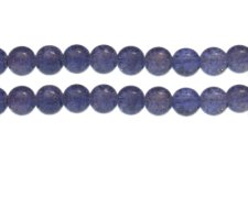 (image for) 10mm Dark Violet Crackle Glass Bead, approx. 22 beads