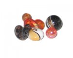 Halloween Collection Lampwork Beads, 6 beads Halloween Collection Lampwork Beads, 6 beads