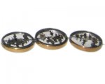 24 x 20mm Crystal Vintage-Style Etched Glass Bead, approx. 3 bea 24 x 20mm Crystal Vintage-Style Etched Glass Bead, approx. 3 bea
