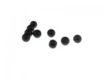 6mm Black Lampwork Glass Bead, 20 beads 6mm Black Lampwork Glass Bead, 20 beads