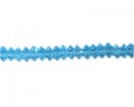 8 x 4mm Turquoise Faceted Disc Glass Bead, 13" string 8 x 4mm Turquoise Faceted Disc Glass Bead, 13" string