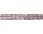 8mm Pale Silver Pressed Glass Cube Bead, 13" string 8mm Pale Silver Pressed Glass Cube Bead, 13" string