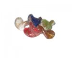 20 x 14mm Random Color Foil Wavy Handmade Lampwork Glass Beads, 20 x 14mm Random Color Foil Wavy Handmade Lampwork Glass Beads,